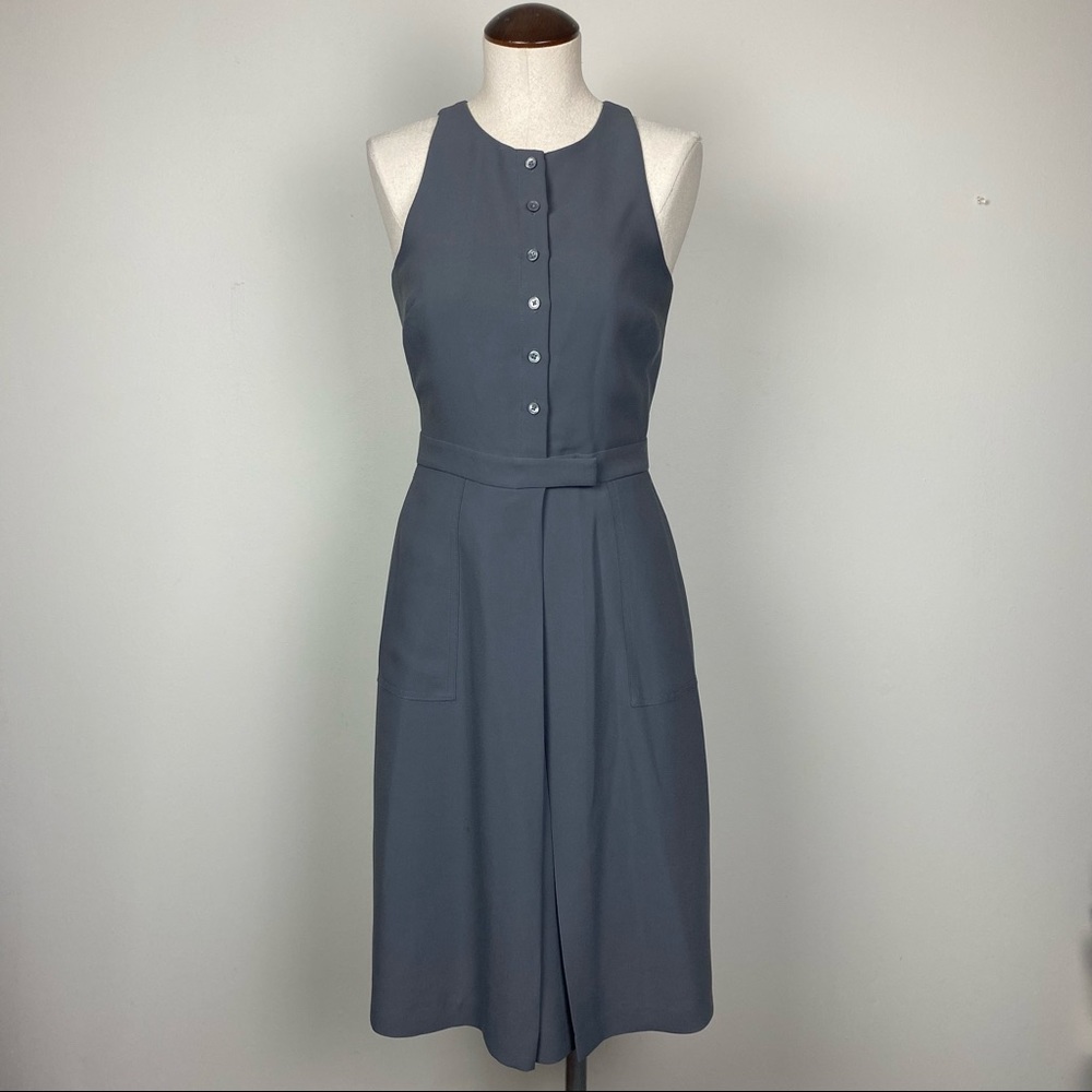 Banana Republic Gray Sleeveless Dress